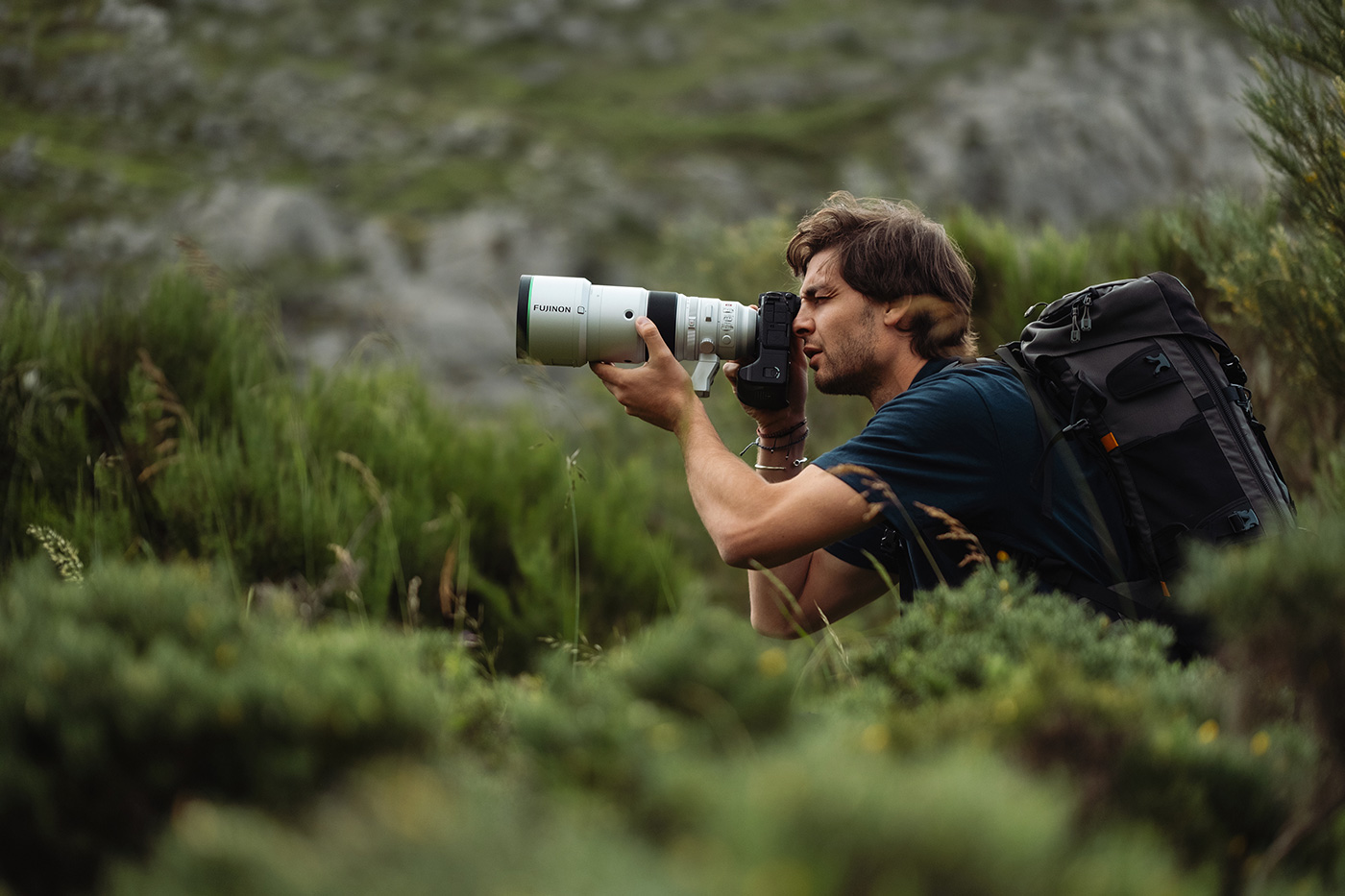 Giacomo De Franchis in the field