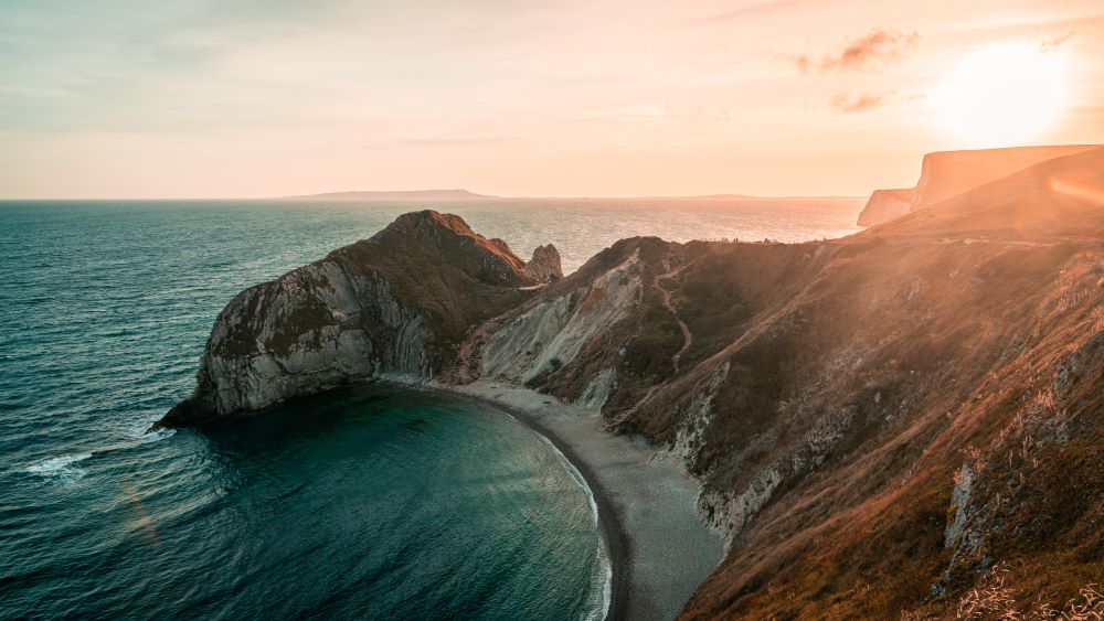 Seascape of Durdle Door