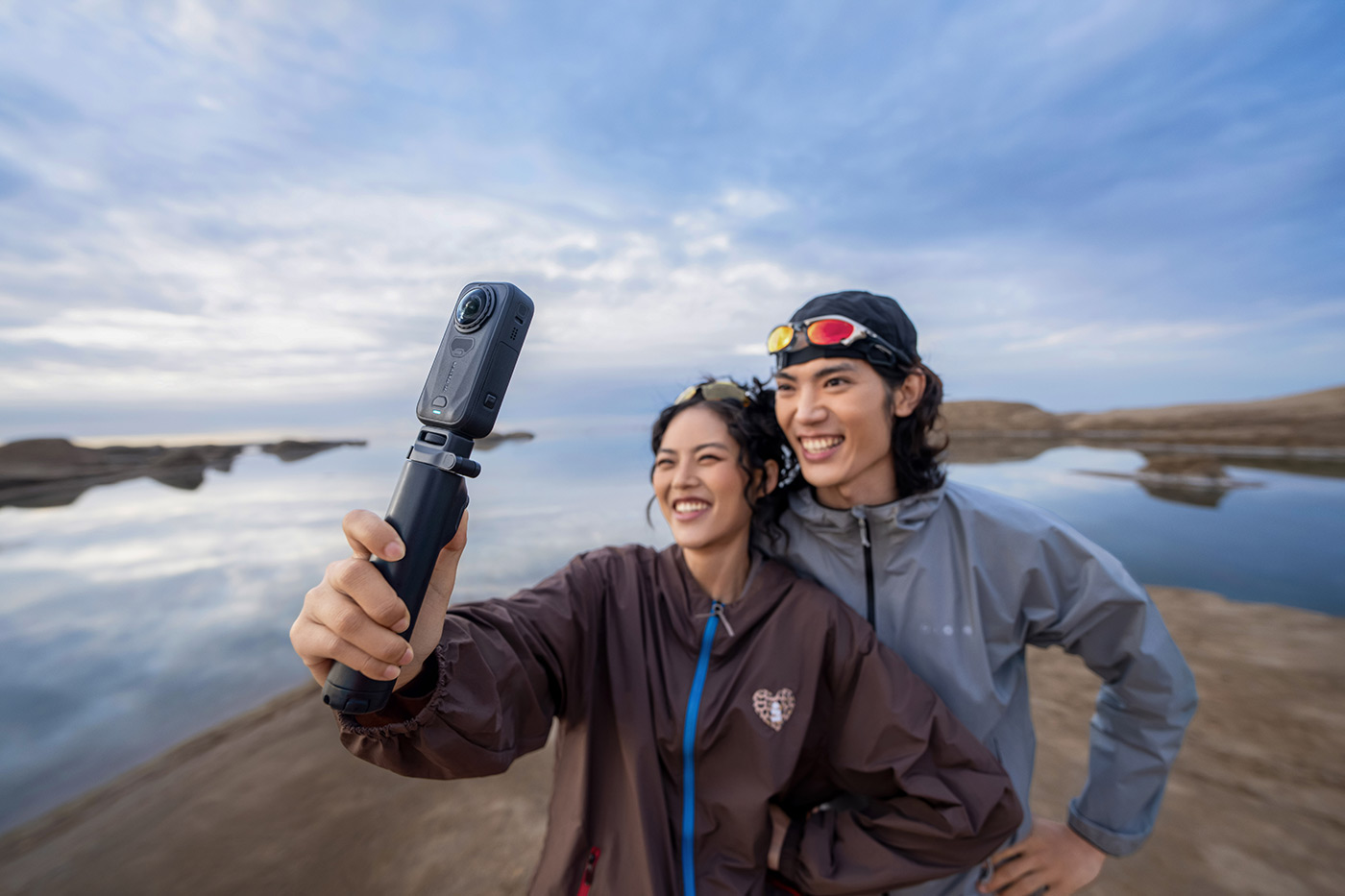 Capturing selfie video with the X6 camera from Insta360