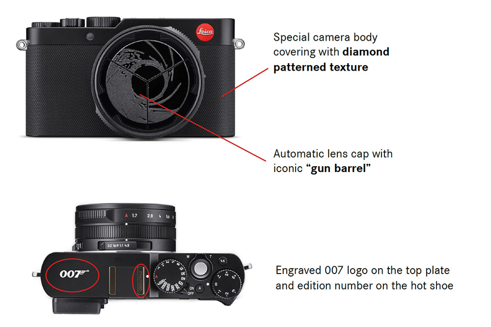 Exclusive Leica D-Lux 7 007 Edition Camera design features