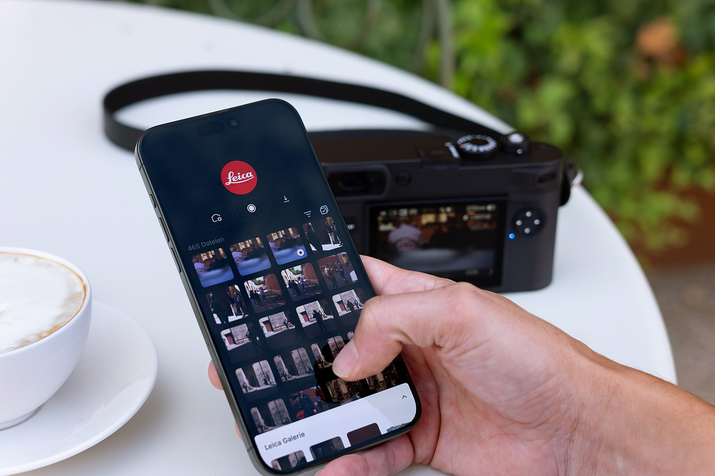 Using the Leica FOTOS app