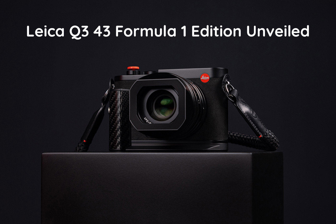 Leica Q3 43 Formula 1 Edition Unveiled