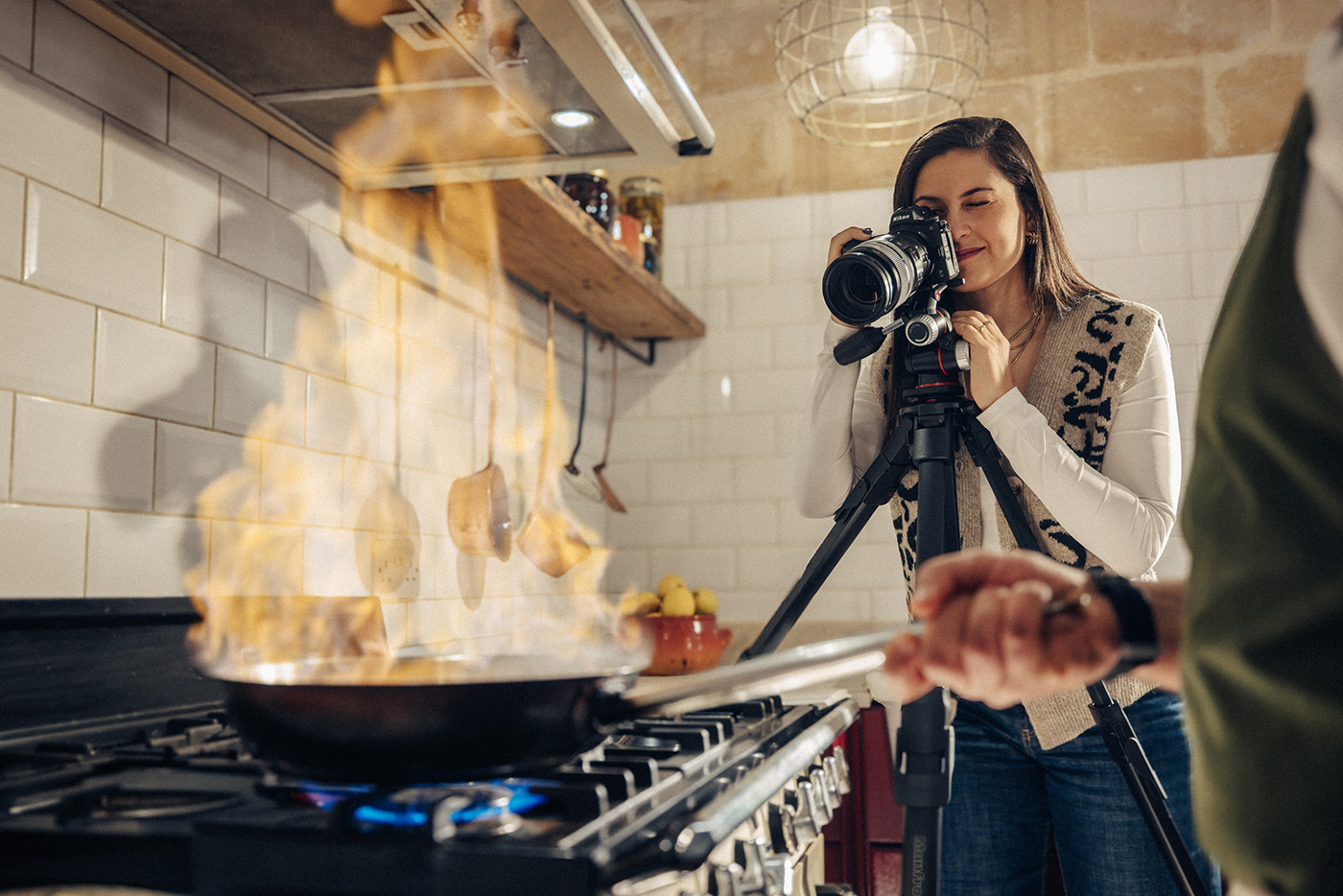 Shooting in the kitchen with the Manfrotto ONE Photo