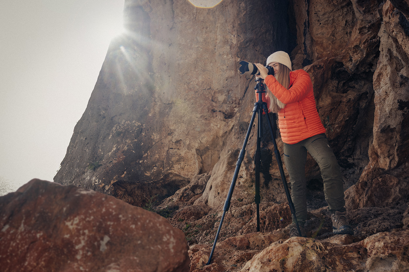 Out in the field for landscape photography