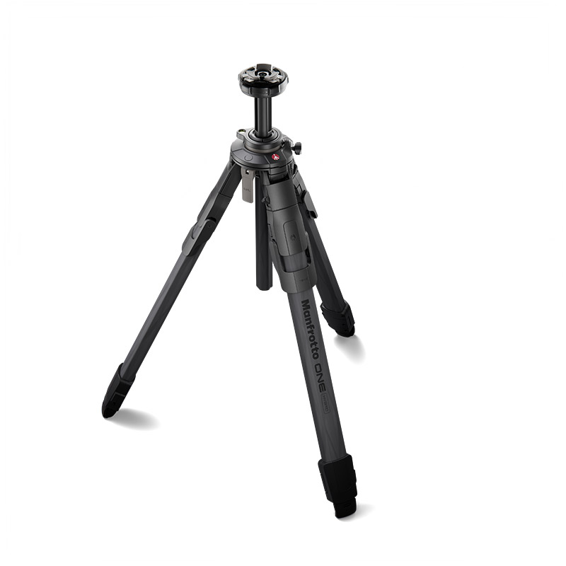 New ONE carbon tripod from Manfrotto with column no head attached