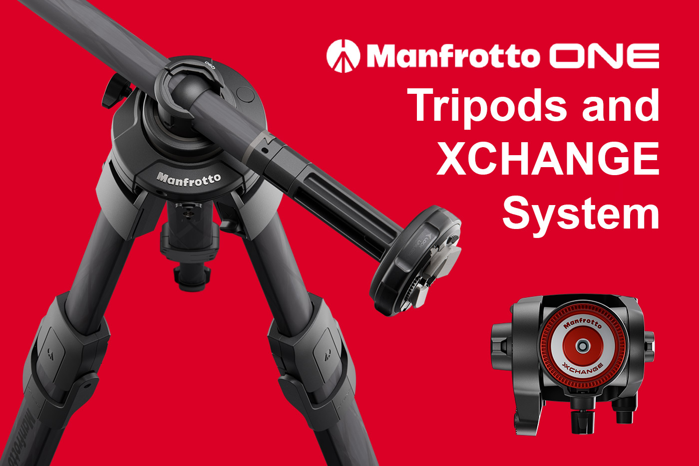Manfrotto ONE Tripods and XCHANGE System