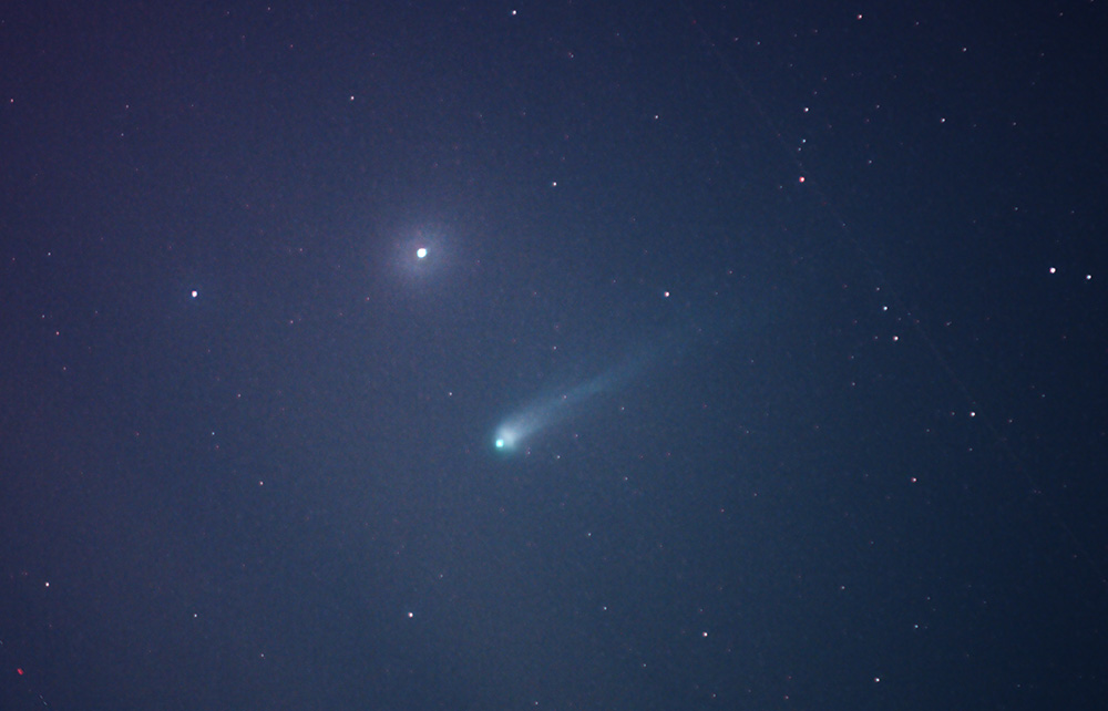 Another comet with a tail image