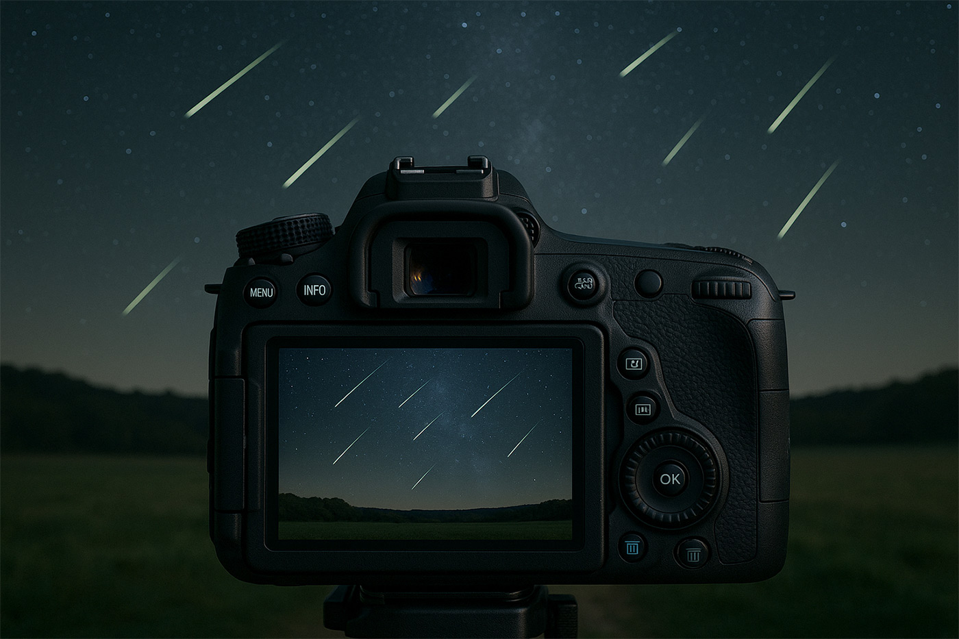 Choosing the best camera for meteor shower photography