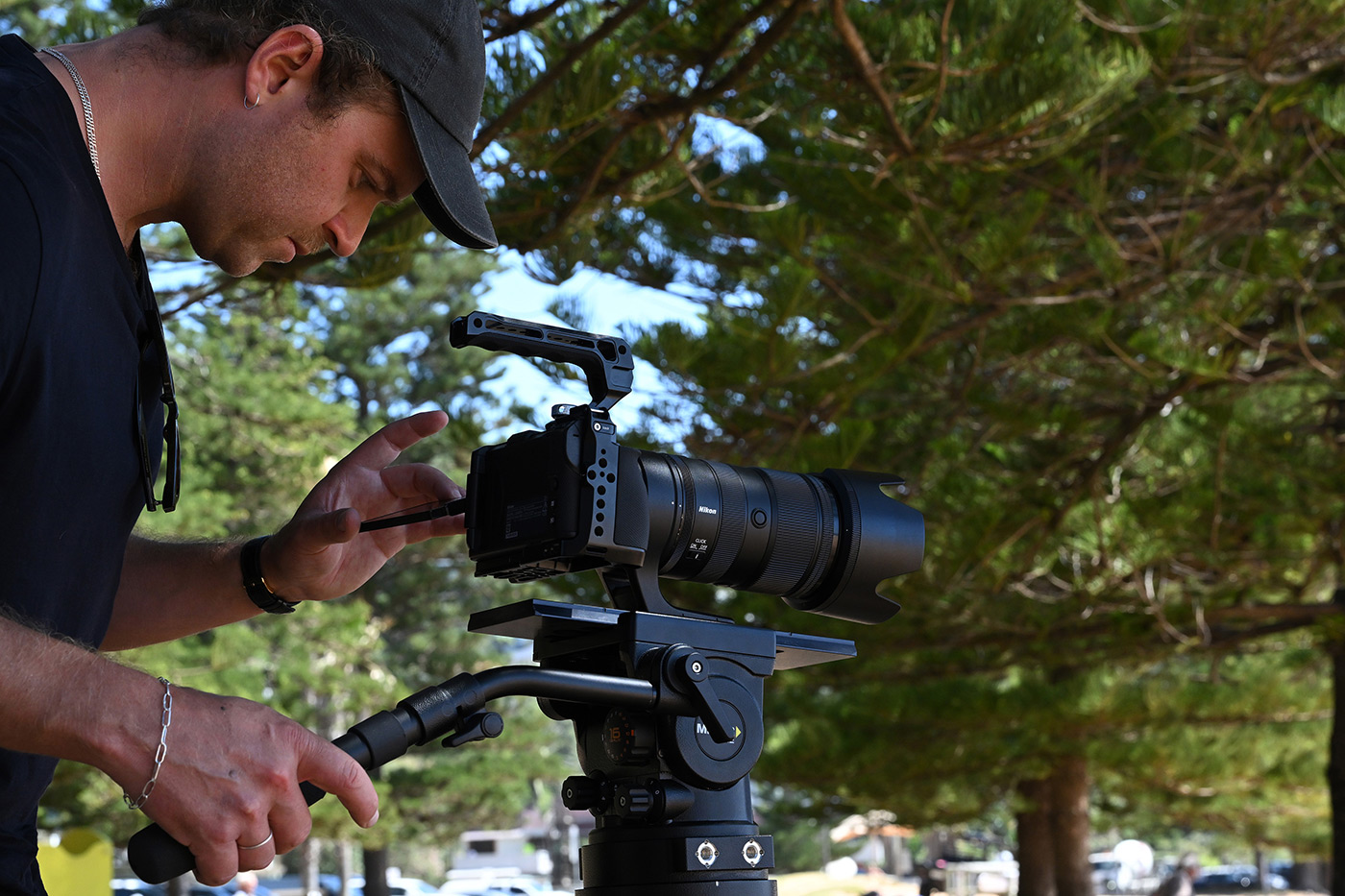 Capturing video with the lens