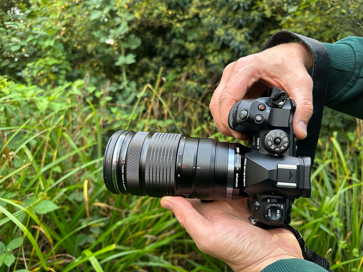 With the smaller M.Zuiko 40-150mm f/2.8 PRO Lens