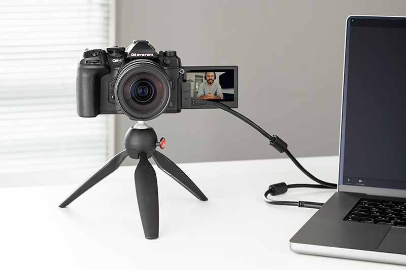 The OM-1 Mark II introduces webcam mode