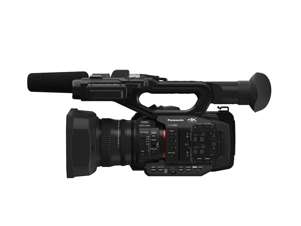Side view with controls for panasonic x20 camcorder