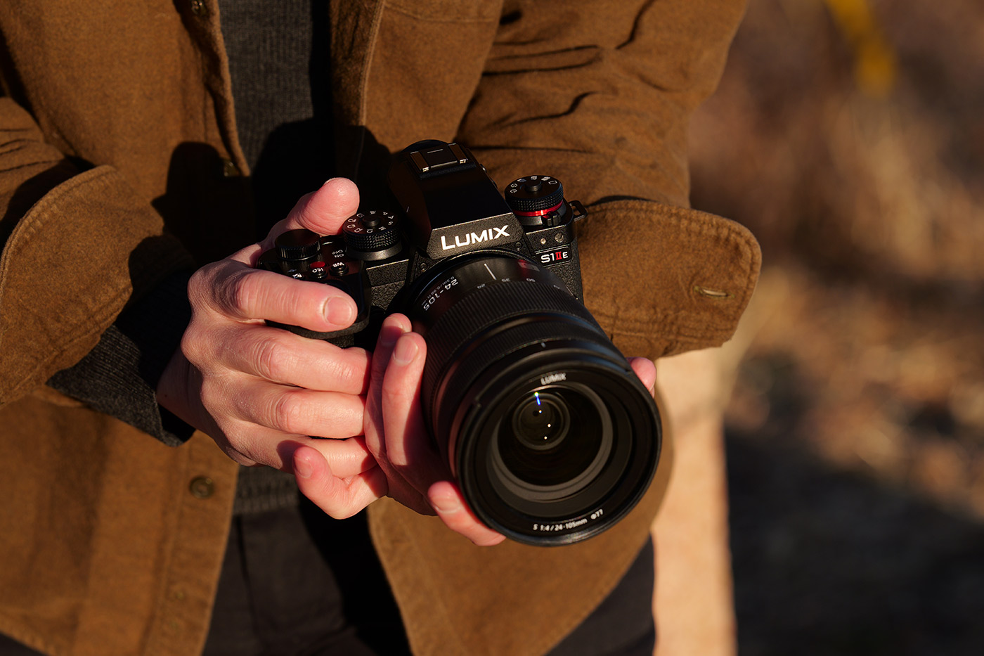 S1 IIE camera in the hand