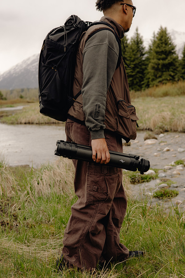 Hiking with the new tripod legs