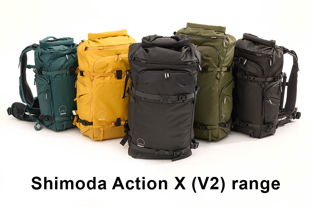 Action X V2 series backpacks