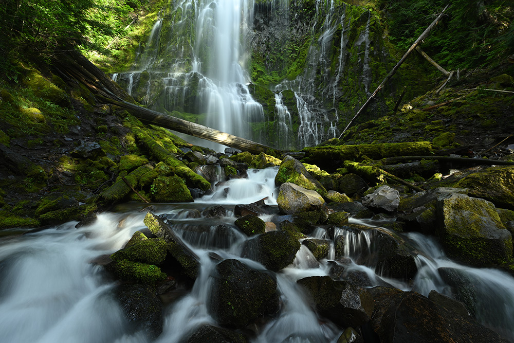 Using a tripod allowed a 1 second shot