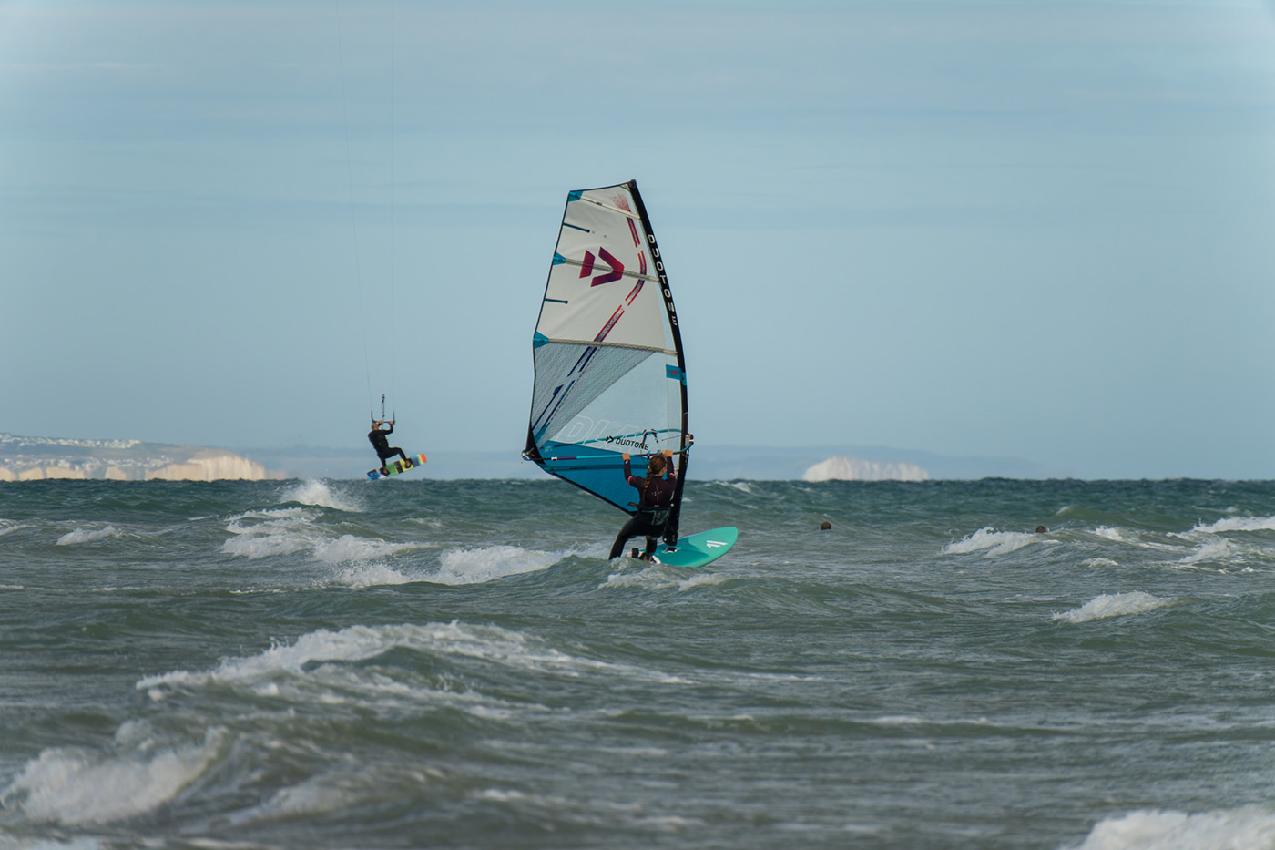 Sample 12 Wind and Kite Surfers @300mm Camera settings: 1/1000 sec. f/6.7. ISO 400