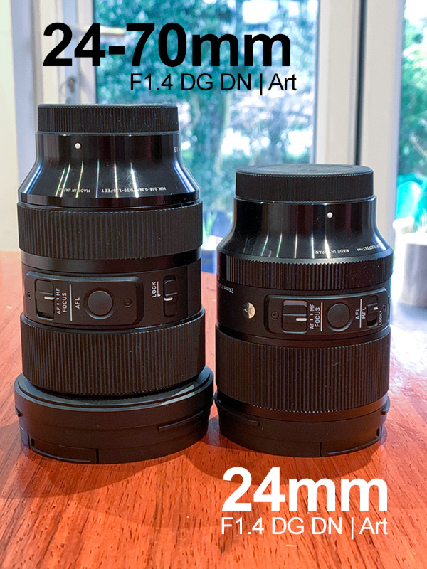 Sigma 24-70mm and 24mm prime Art lens comparison