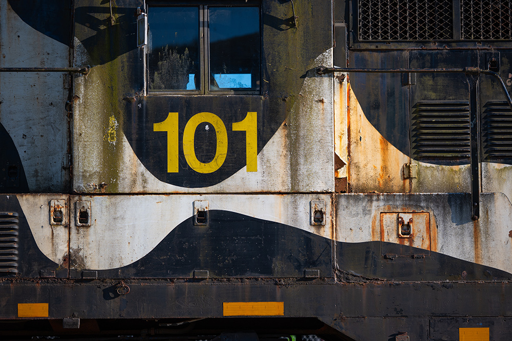 Sample image in full zoom 105mm of train front