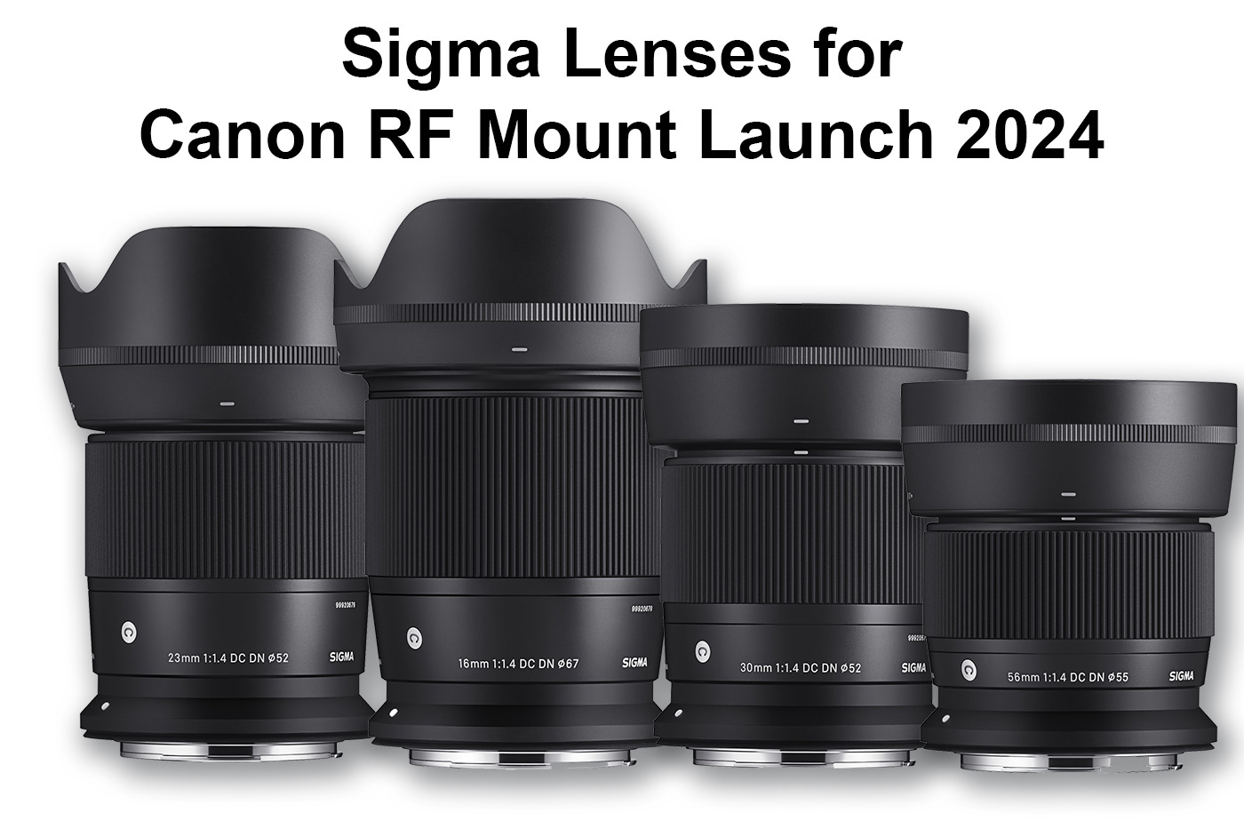 Sigma Lenses for Canon RF Mount Launch 2024