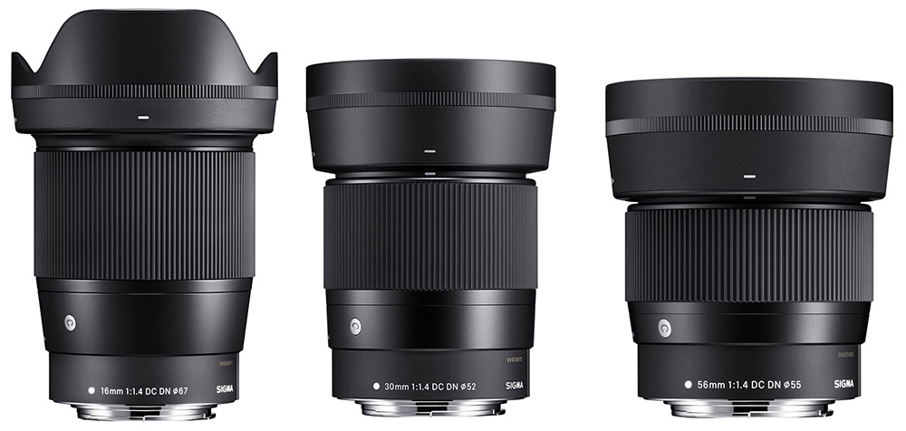 Three new Sigma lenses for Fujifilm X Cameras