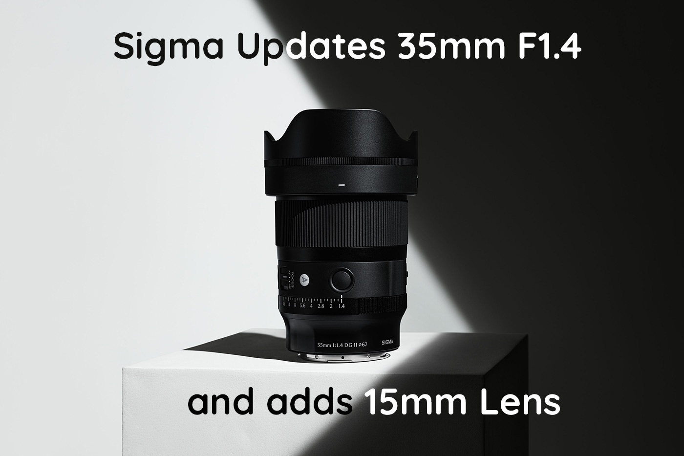 Sigma Updates 35mm F1.4 and adds 15mm Lens