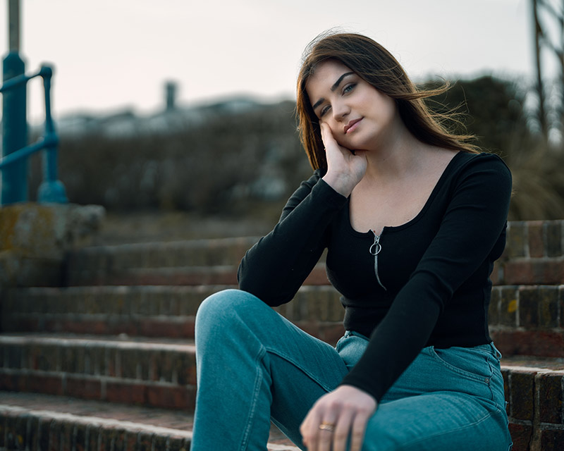 Another portrait sample outdoors natural light