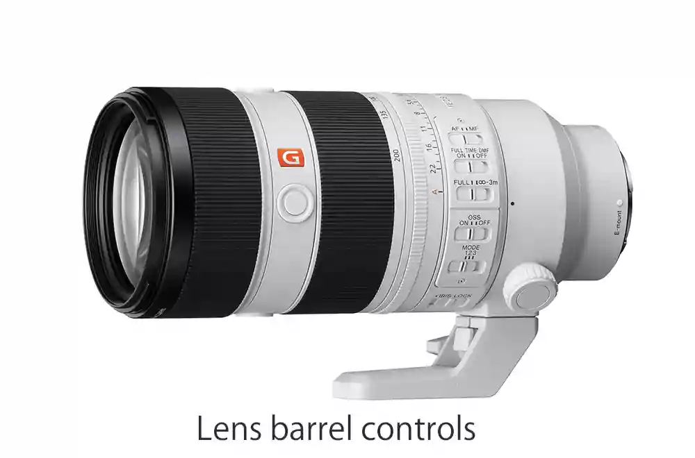 Lens barrel controls with new modes