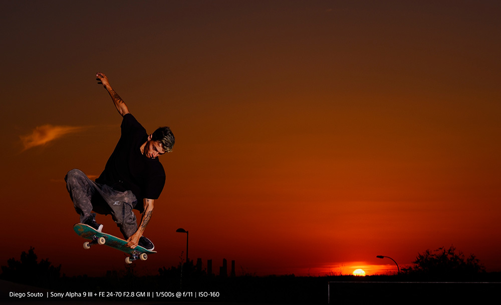 Sample a9 III photo from Diego Souto of skater