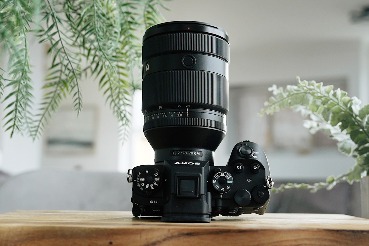 Sony FE 28-70mm f/2 GM Lens mounted on the A1 mark II body