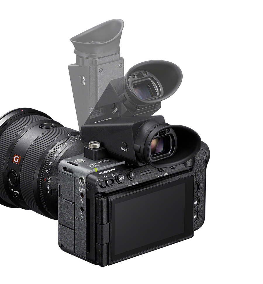 Optional EVF in action