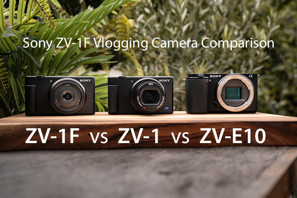 Sony ZV-1F Vlogging Camera Comparison
