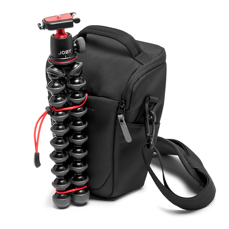 Manfrotto bag with a Joby mini tripod