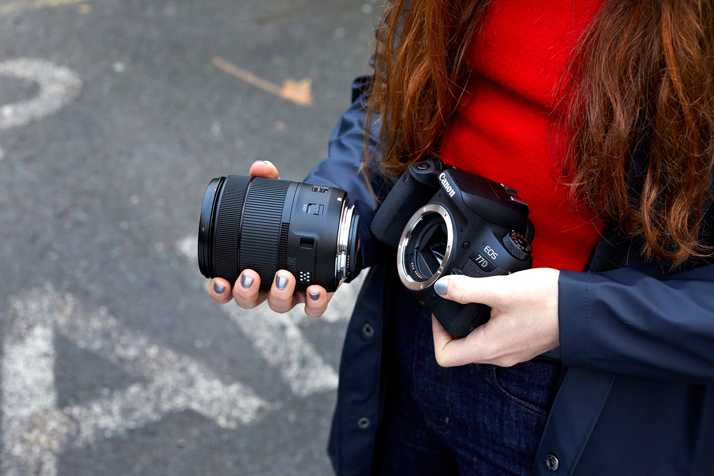 Changing camera lenses
