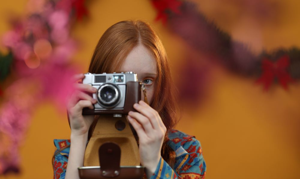 Girl with camera