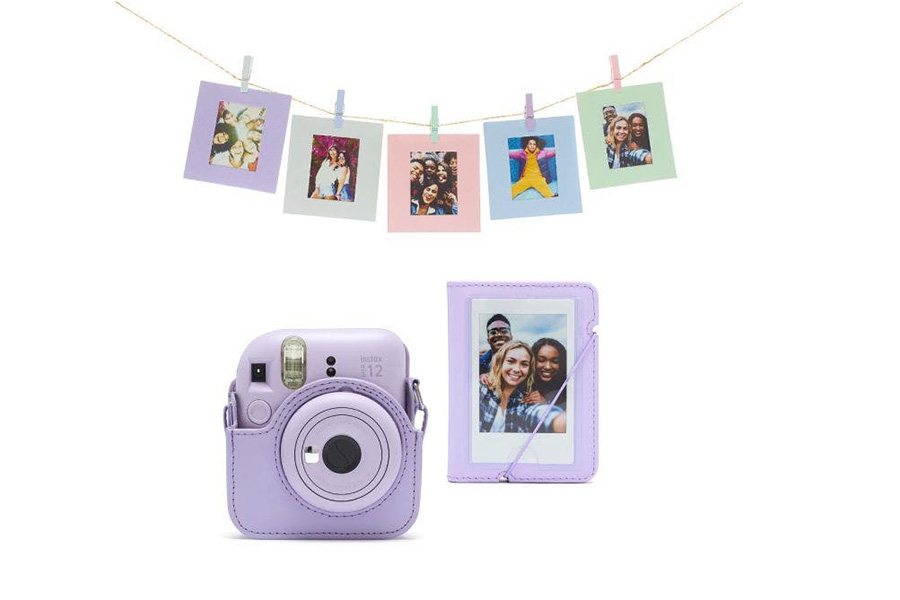 Lilac purple instax Mini accessories bundle