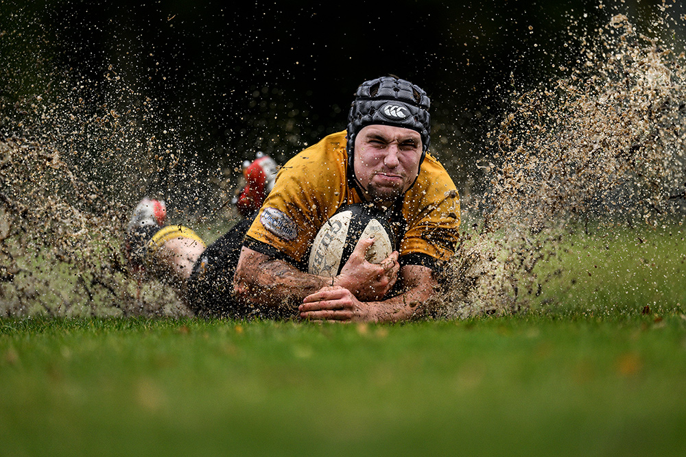 Shot of rugby action captured with Z 400mm f/2.8 TC VR S Lens