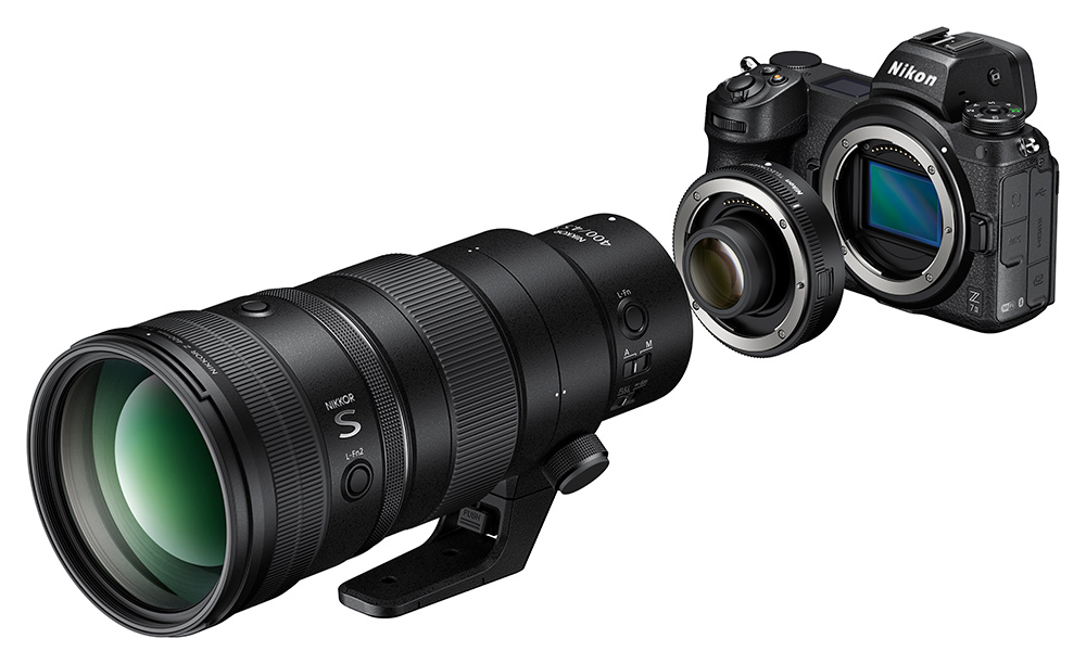 Nikon Z7 II camea with Z400mm f/4.5 lens and 1.4x TC