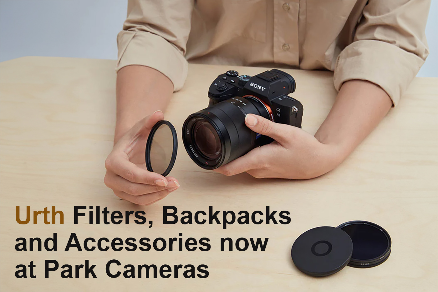 Urth filters, camera backpacks, and accessories now available at Park Cameras