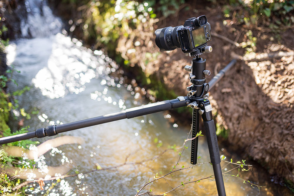 Hunting for waterfalls with the easy to operate Vanguard carbon legs