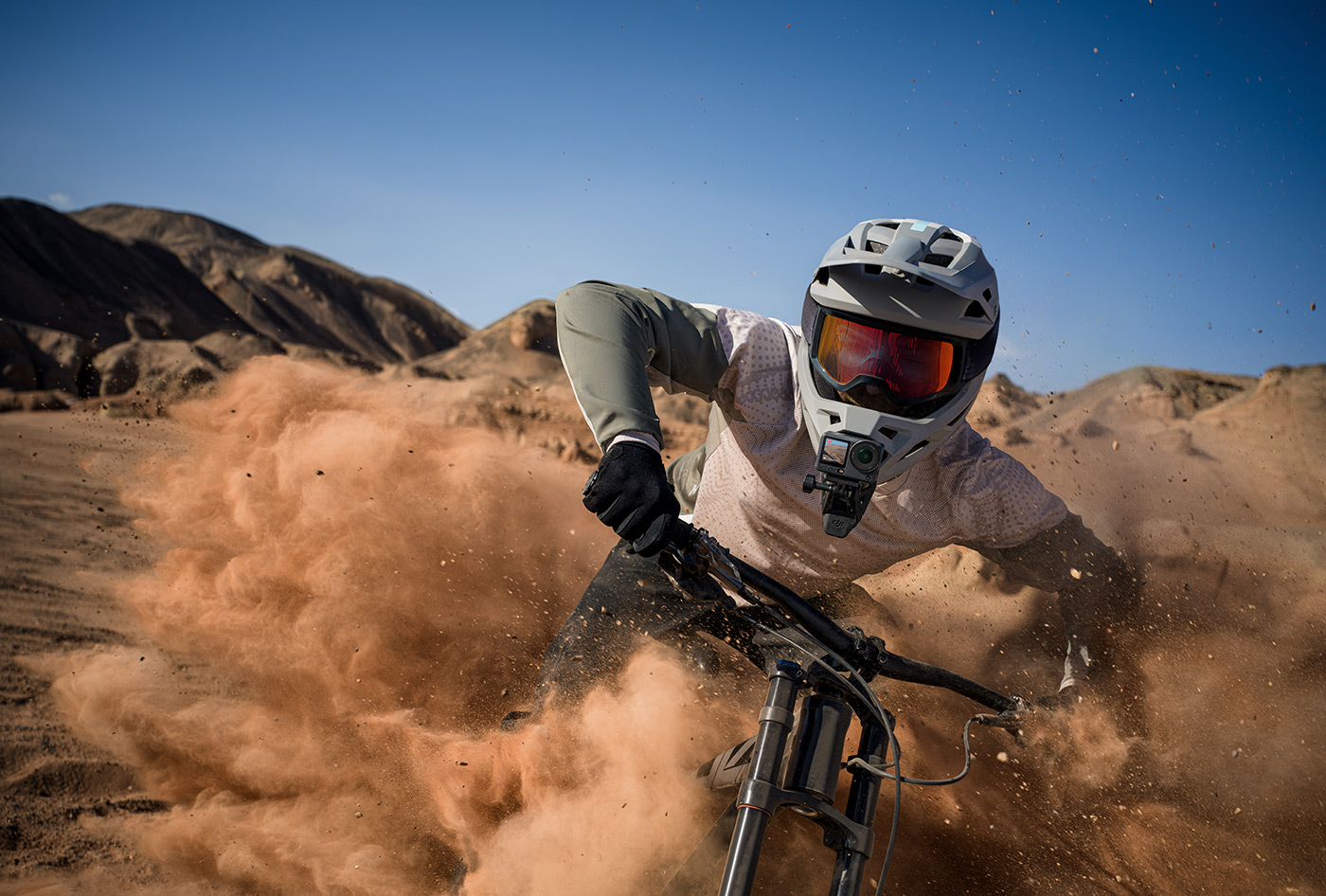 Super tough MTB with the new action camera