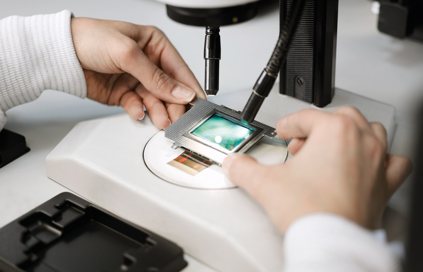 The sensor with triple resolution technology