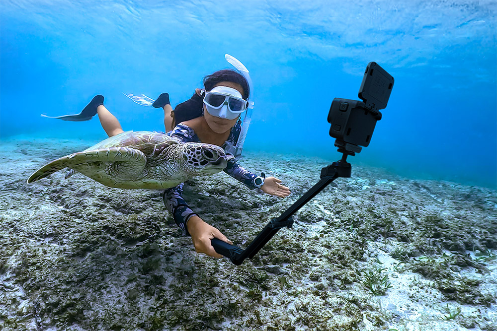 the Insta360 Ace Pro 8K Action Camera is waterproof to 10m