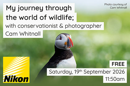 My journey through the world of wildlife; with Cam Whitnall
