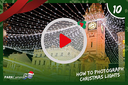 How to Photograph Christmas Lights