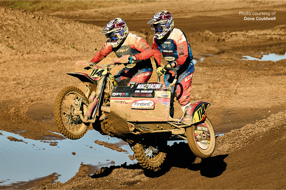MotoX sidecar racing - Dave Couldwell