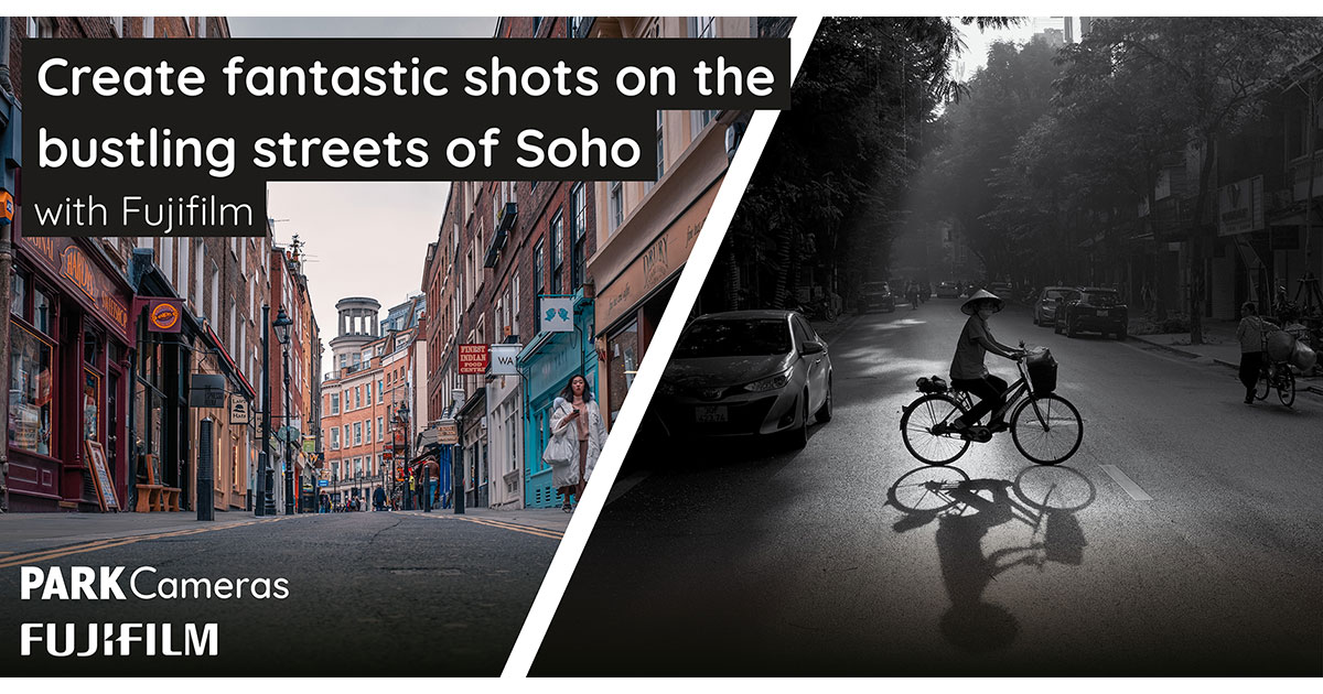 Create fantastic shots on the bustling streets of Soho with Fujifilm
