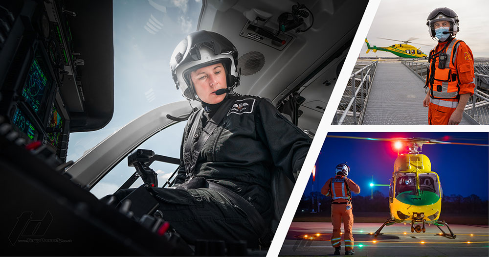 Shooting with the Pros at the Wiltshire Air Ambulance airbase