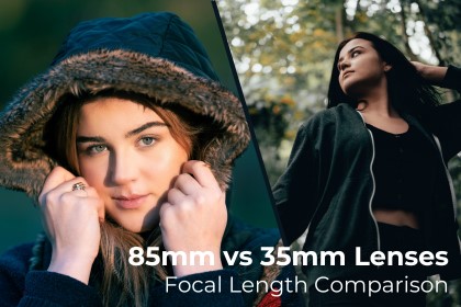 85mm vs 35mm Lenses Focal Length Comparison