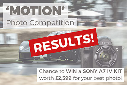 Win some fantastic prizes in our 'Motion' photo competition